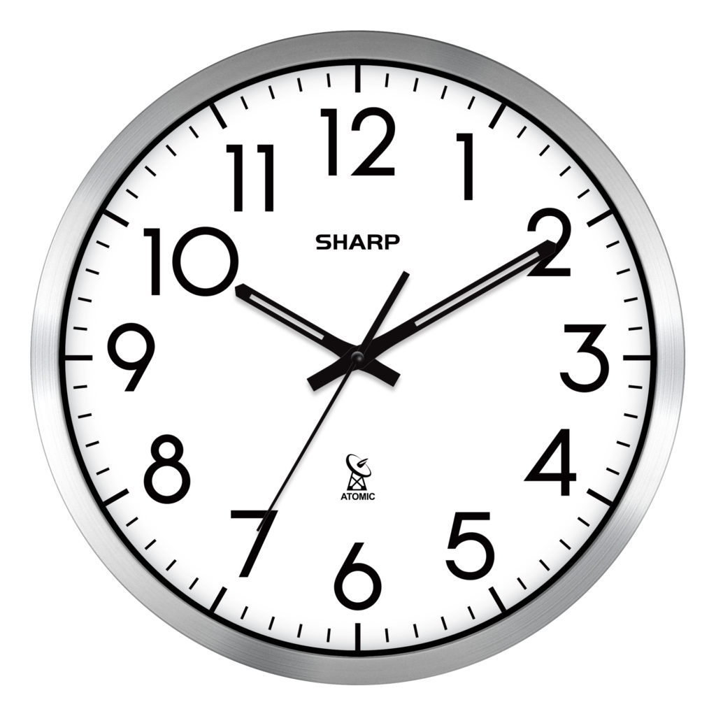 Black Details about   Sharp Digital Atomic Clock 